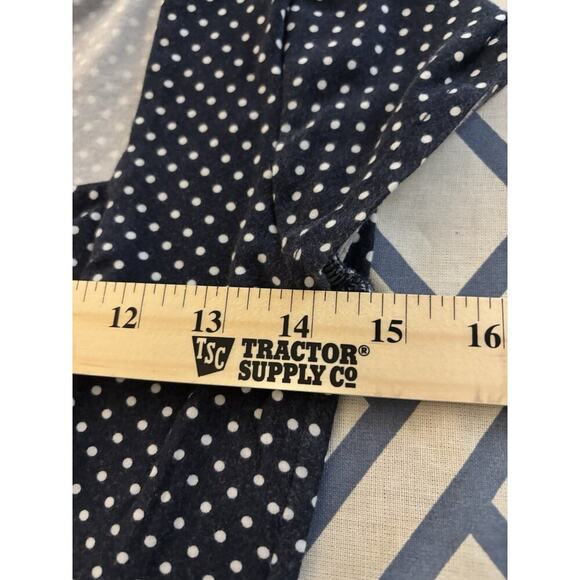 Forever 21 Retro Look Navy And White Polka Dot Dress Medium - Picture 4 of 5
